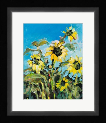 Framed Sunflowers Print