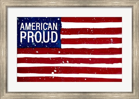 Framed American Proud Print