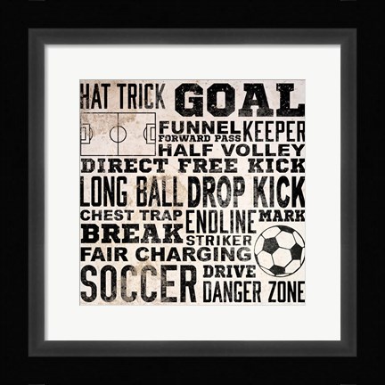 Framed Sports Type III Print