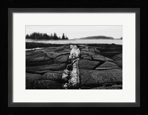 Framed Stony Shore Print