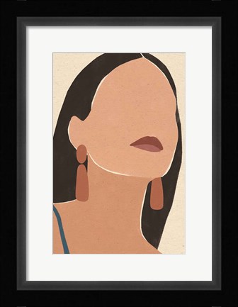 Framed Sun Kissed I Print