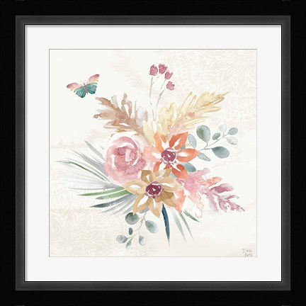 Framed Boho Garden II Print