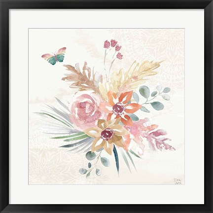 Framed Boho Garden II Print
