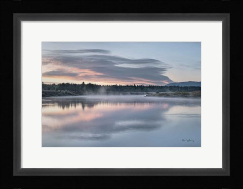 Framed Oxbow Bend Grand Teton National Park Print
