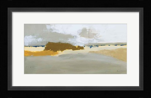 Framed Modern Gold Print