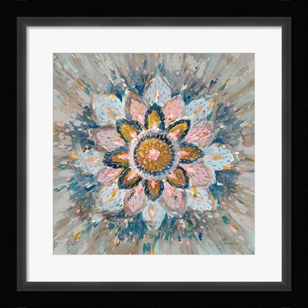 Framed Spice Mandala Print