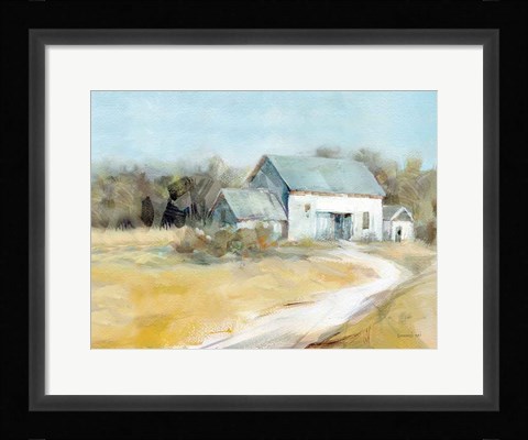 Framed Summer Barn Print