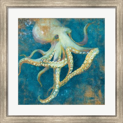 Framed Ocean Octopus Print
