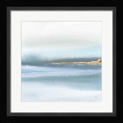 Framed Blue Earth I Print