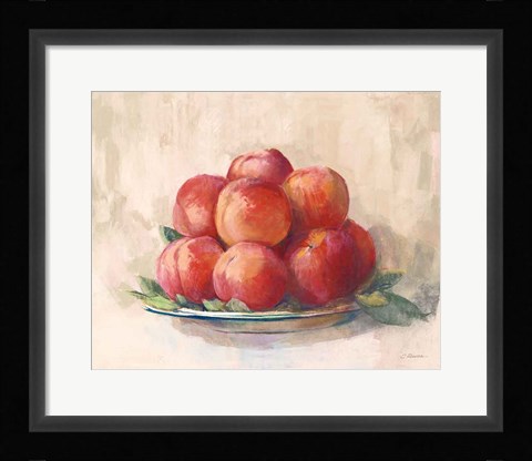 Framed Ripe Peaches Print