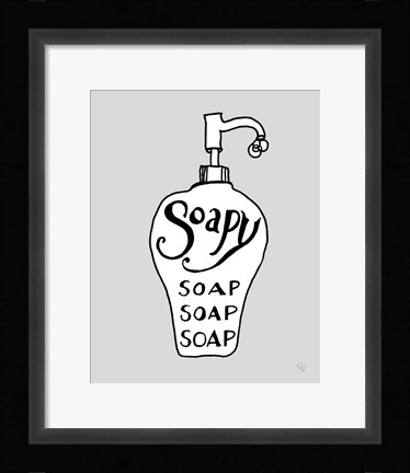 Framed Soapy Print