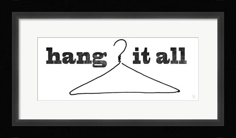 Framed Hang it All Print