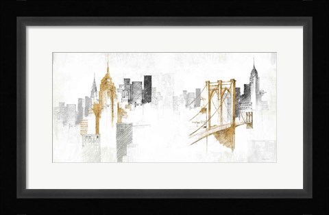 Framed New York Monuments Print