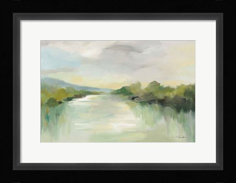 Framed April River Print