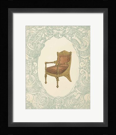 Framed Vintage Chair II Print