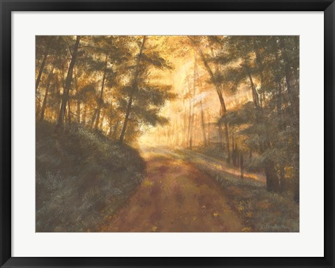 Framed Golden Forest Print
