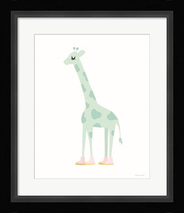 Framed Giraffe Print