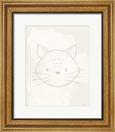 Framed Soft Cat Print