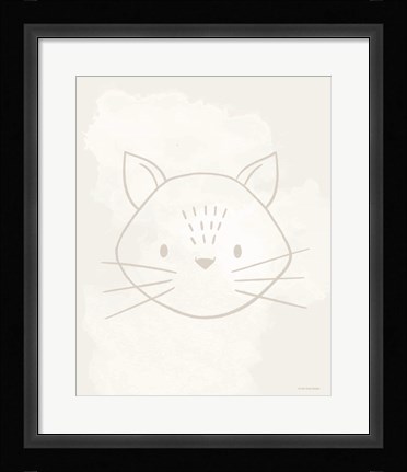 Framed Soft Cat Print