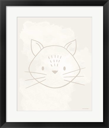 Framed Soft Cat Print