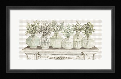 Framed All in a Row Print