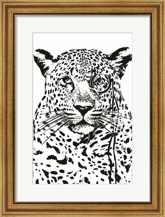 Framed Cheeky Cheetah Print