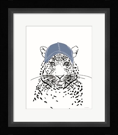 Framed Team Roster Cheetah Print