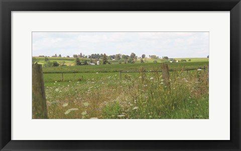Framed Along the Country Road Print