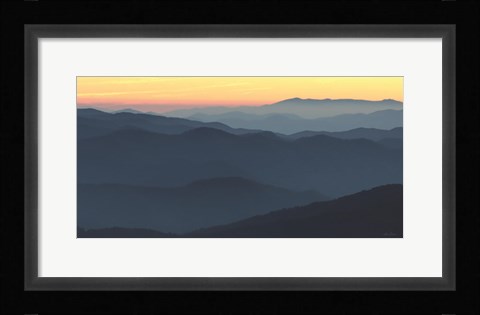 Framed Clingman's Sunrise Print