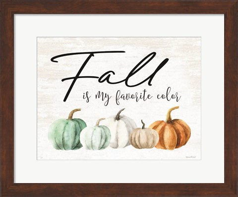 Framed Fall is My Favorite Color Print