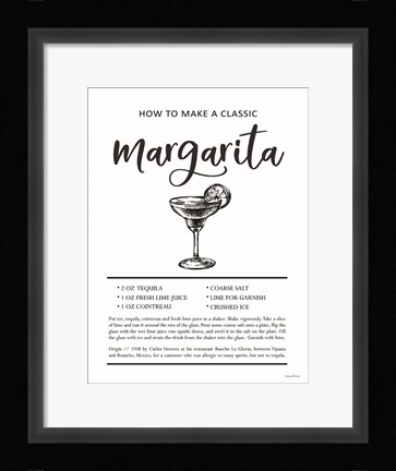 Framed Margarita Print