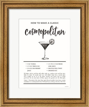 Framed Cosmopolitan Print