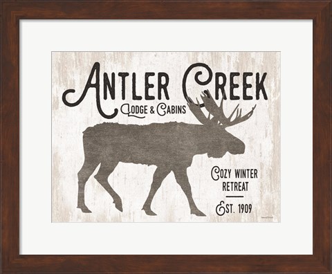 Framed Antler Creek Print
