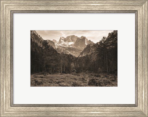 Framed Mountains in the Middle Print