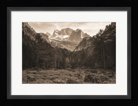 Framed Mountains in the Middle Print