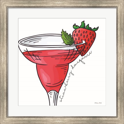 Framed Strawberry Daiquiri Print