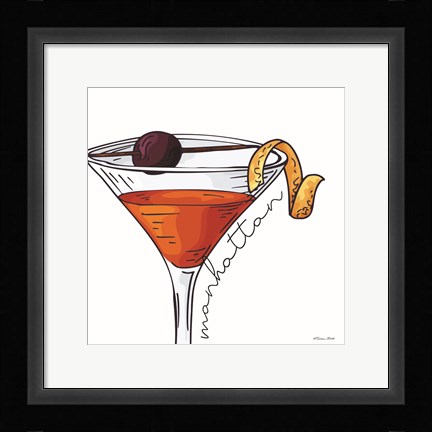 Framed Manhattan Print