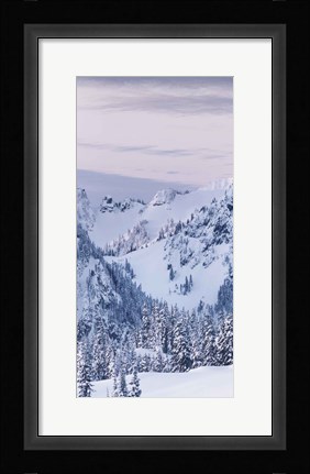 Framed Tatoosh Range Triptych I Print