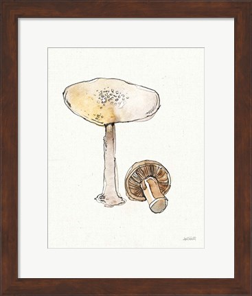 Framed Fresh Farmhouse Mushrooms IV Print