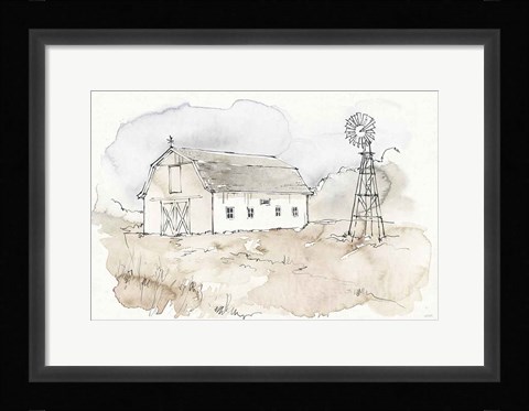 Framed Fresh Farmhouse VIII Print