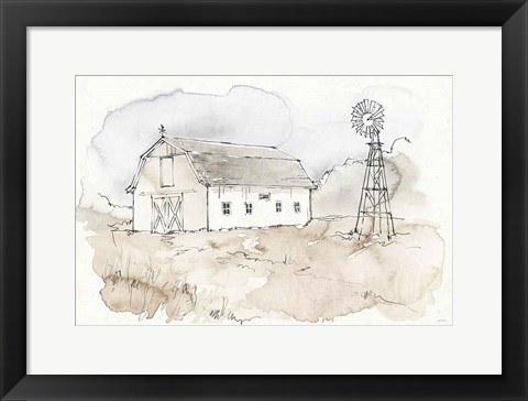 Framed Fresh Farmhouse VIII Print