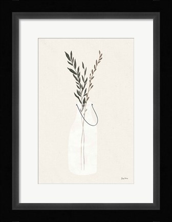 Framed Natural Vessels II Linen Print