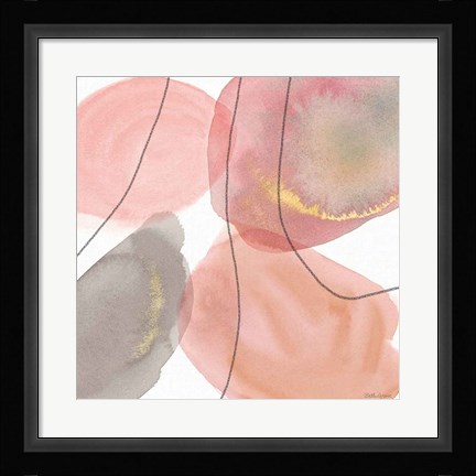 Framed Petal Passion XII Soft Boho Print