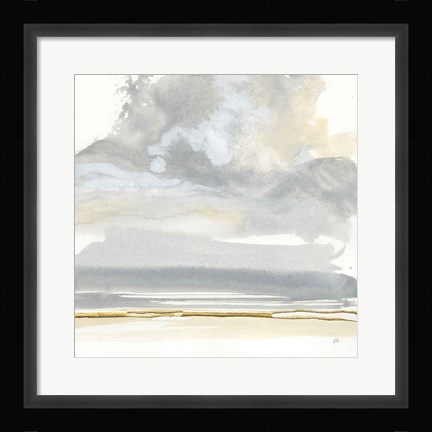Framed Cumulus Gray I Print