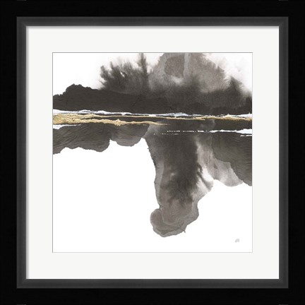 Framed Mountain Reflection Print