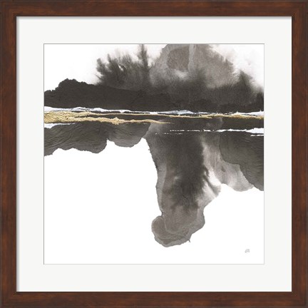 Framed Mountain Reflection Print