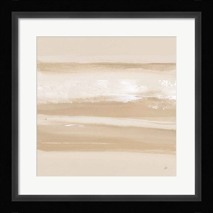 Framed Neutral Slate III Print