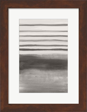 Framed Study in Gray II Print