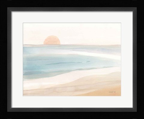 Framed Pastel Sea Print