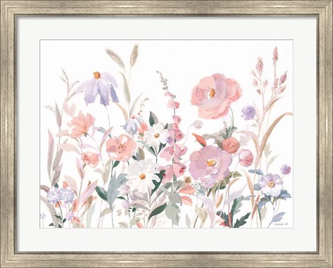 Framed Boho Wildflowers Print
